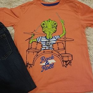 Boys T-Shirt &  skinny Jeans Size 7